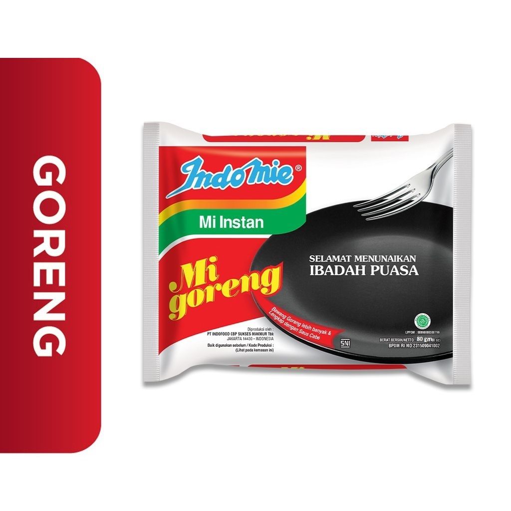 Indomie Mie Goreng Selamat Menunaikan Ibadah Puasa 80gm