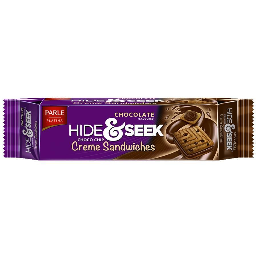 Parle Hide & Seek'S Chocolate Flavored Cream Sandwich, 120G