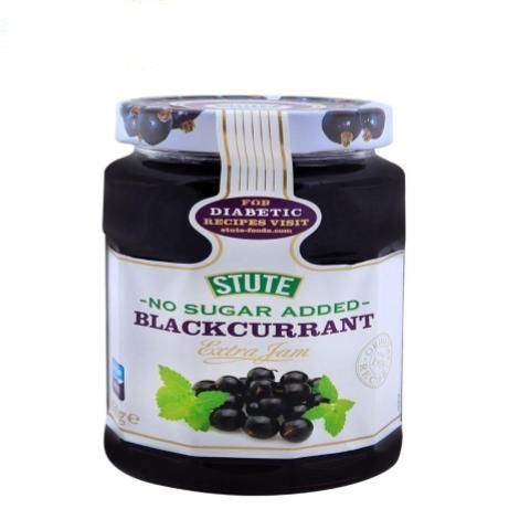 Stute Blackcurrant Extra Jam 430 gm (No Suger Added)