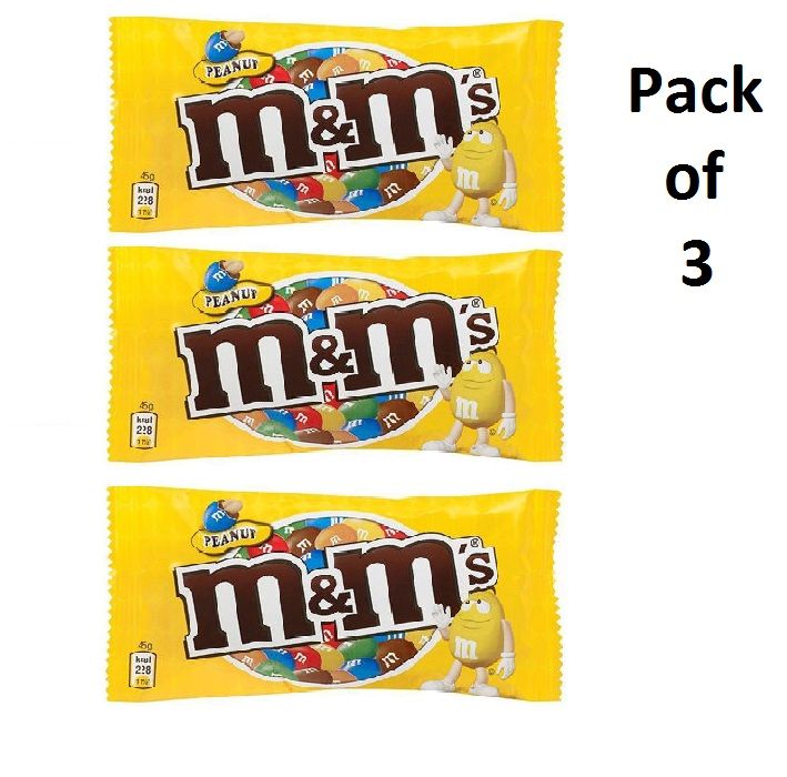M&M's Peanut Chocolate  3 Pcs - 45 gm