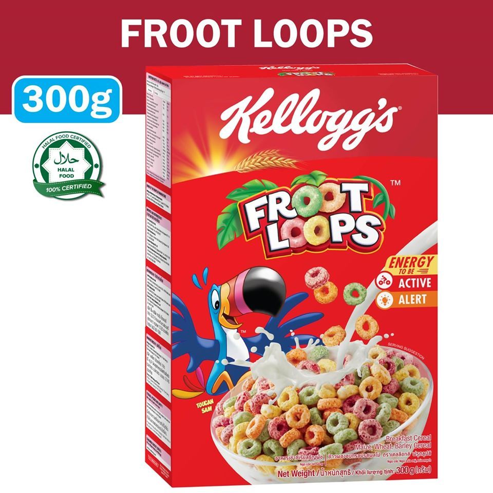 Kellogg’s Froot Ring Loops 300gm