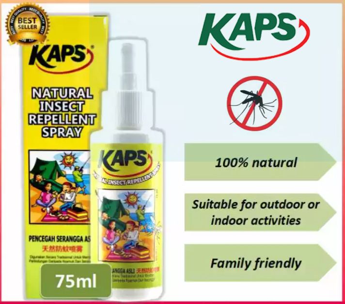 KAPS NATURAL INSECT REPELLENT SPRAY 75ML