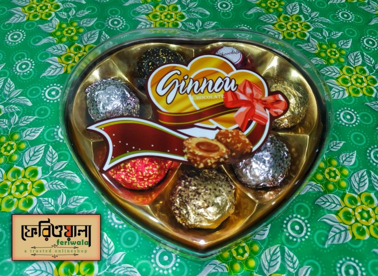 Ginnou Chocolate Love Package.(বক্সে ৮টি গোল চকলেট থাকবে)
