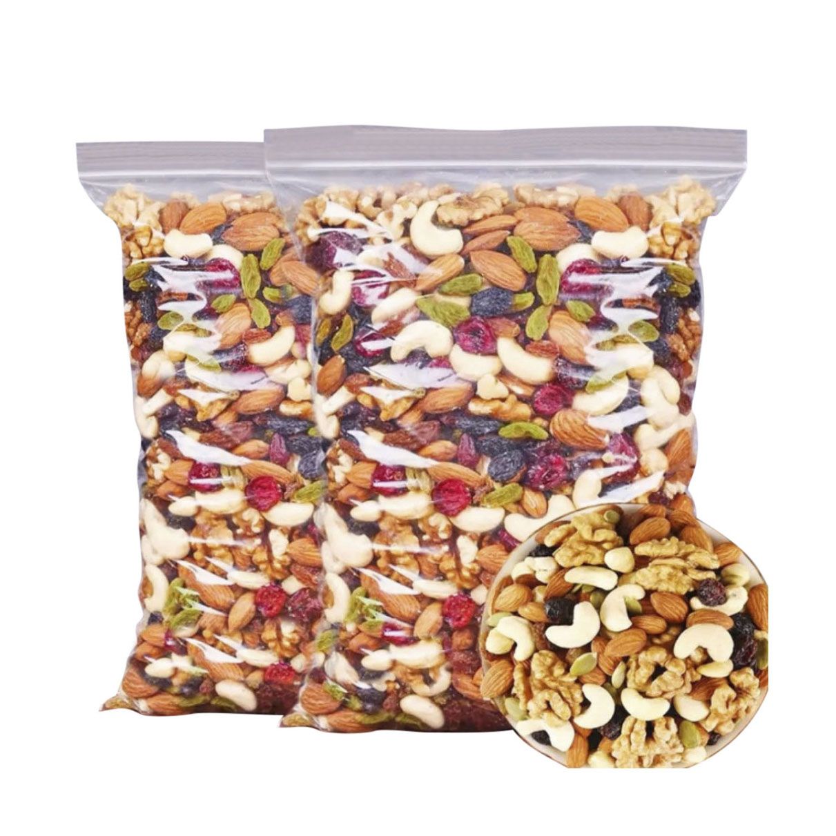 Mixed dry fruits 1kg Poly packet / Premium Quality