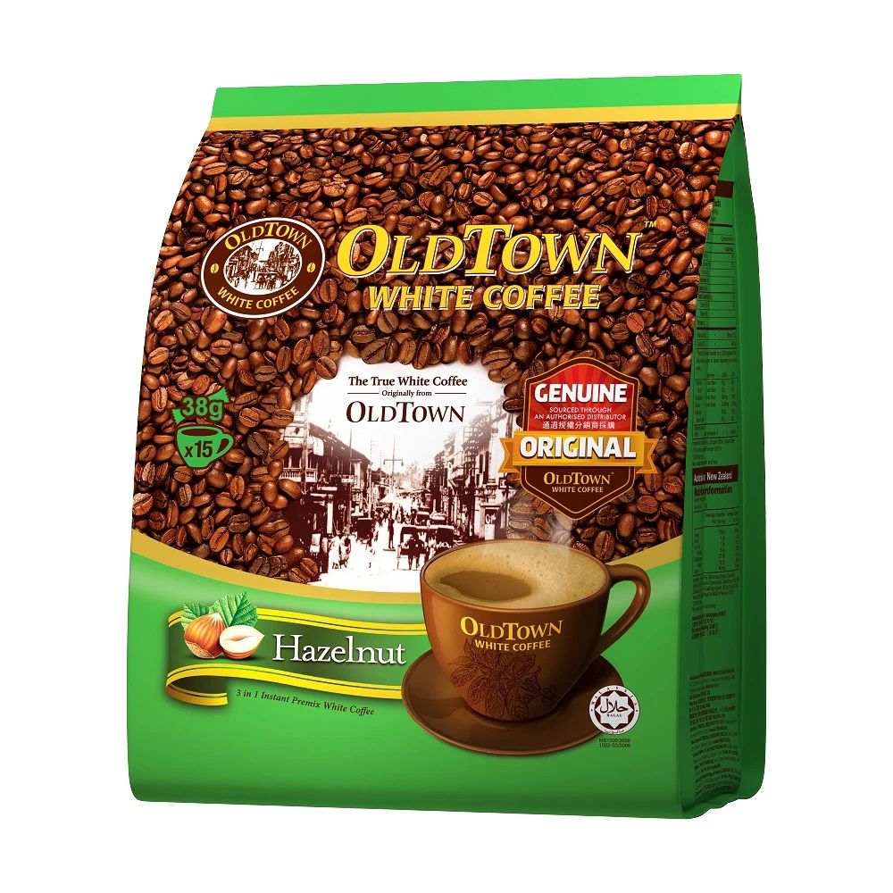 Oldtown White Coffee – 3-In-1 Hazelnut White Coffee 570Gm