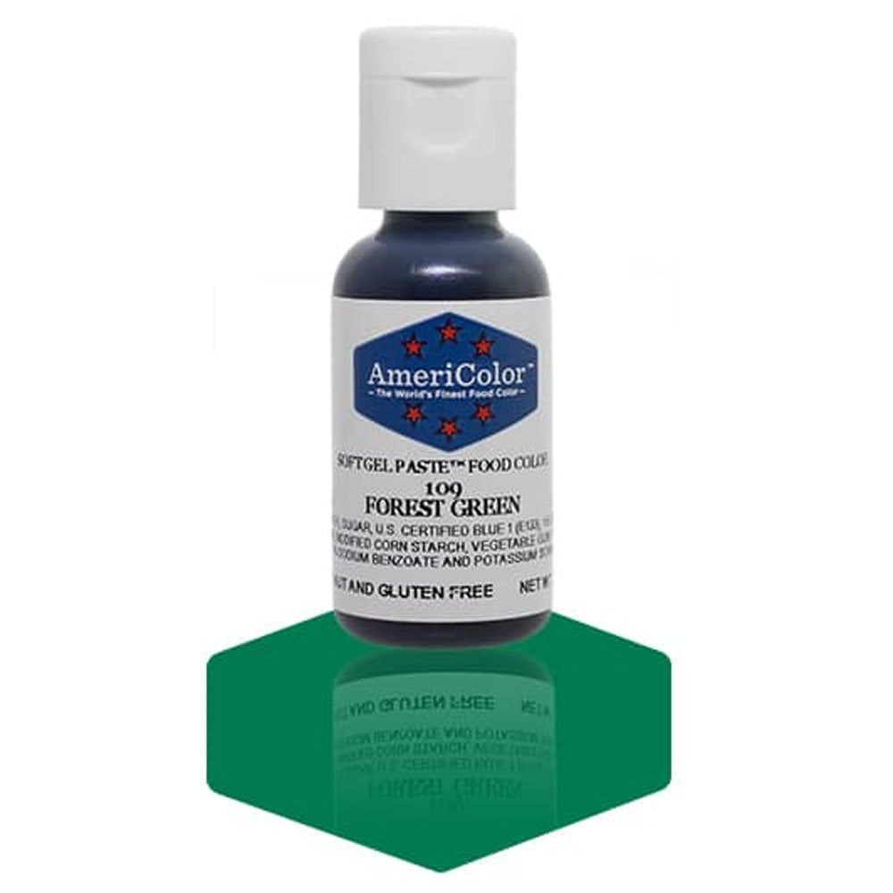 AmeriColor (FOREST GREEN) -Soft Gel Paste Food /Icing/ Food Color