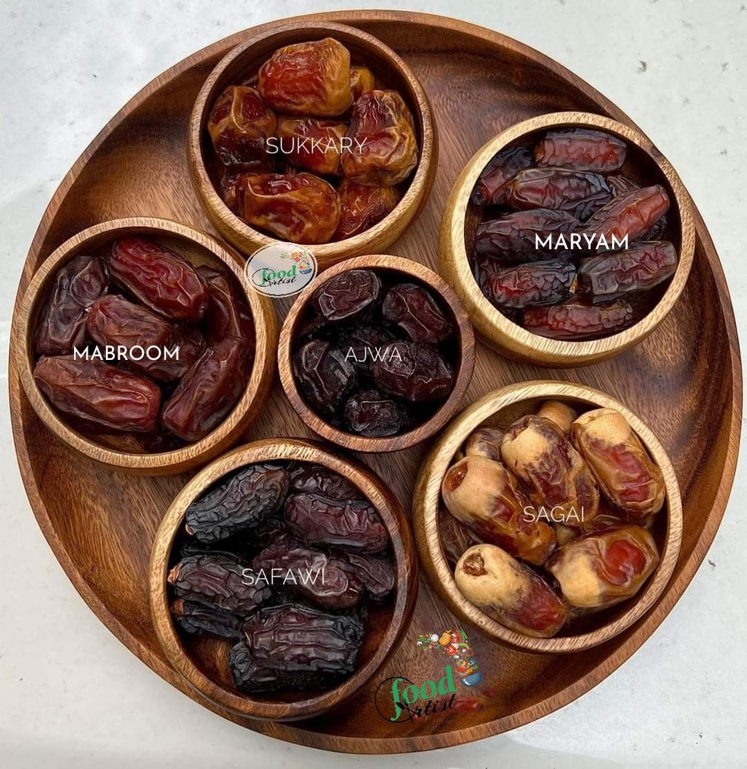 Premium Dates Combo Pack [Ajwa, Safawi, Maryam, Mabroom, Sagai, Sukkary]-3kg