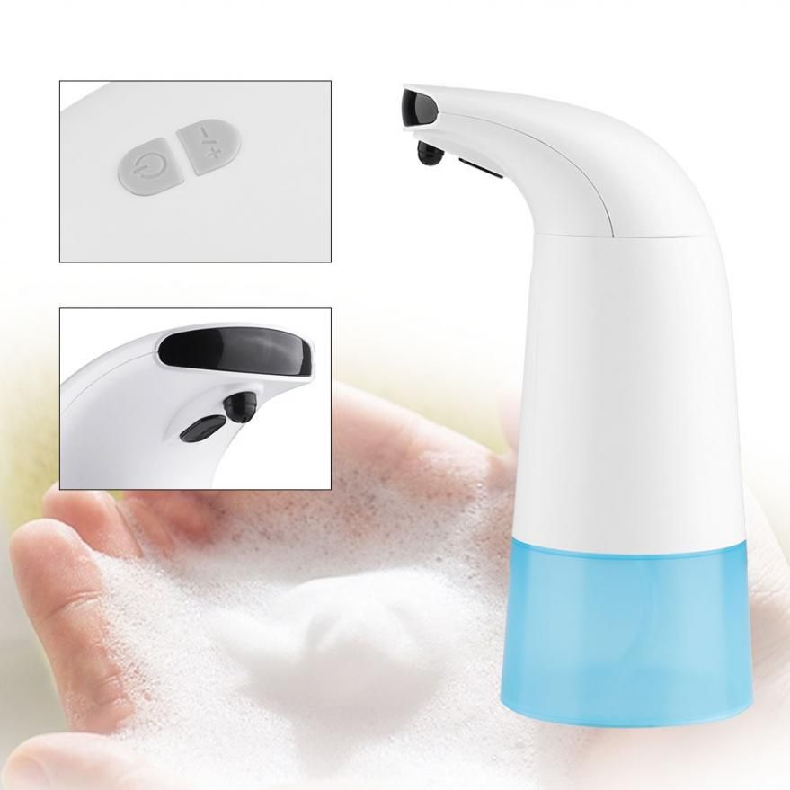 250ml Automatic Sensor Foam Dispenser Pump Hand-free Soap Operated Touchless Sanitizer Container