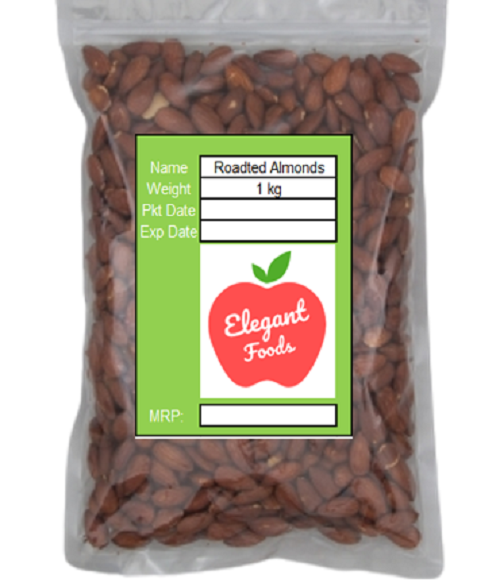 Fried / Roasted / Salted Almonds- 1 kg