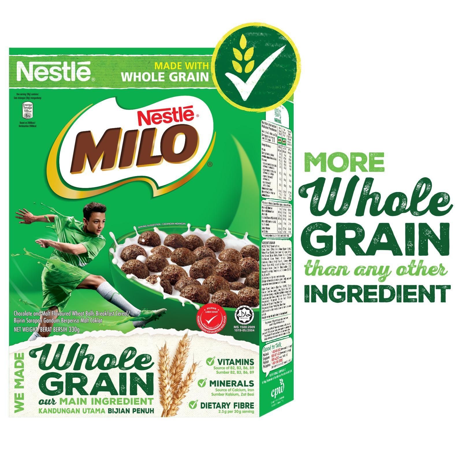 Nestle Milo Breakfast Cereal 330gm (Malaysia)