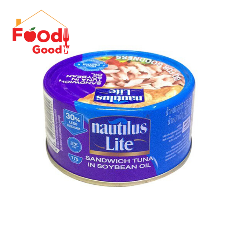 Nautilus Lite Sandwich Tuna in Soybean Oil - 165g