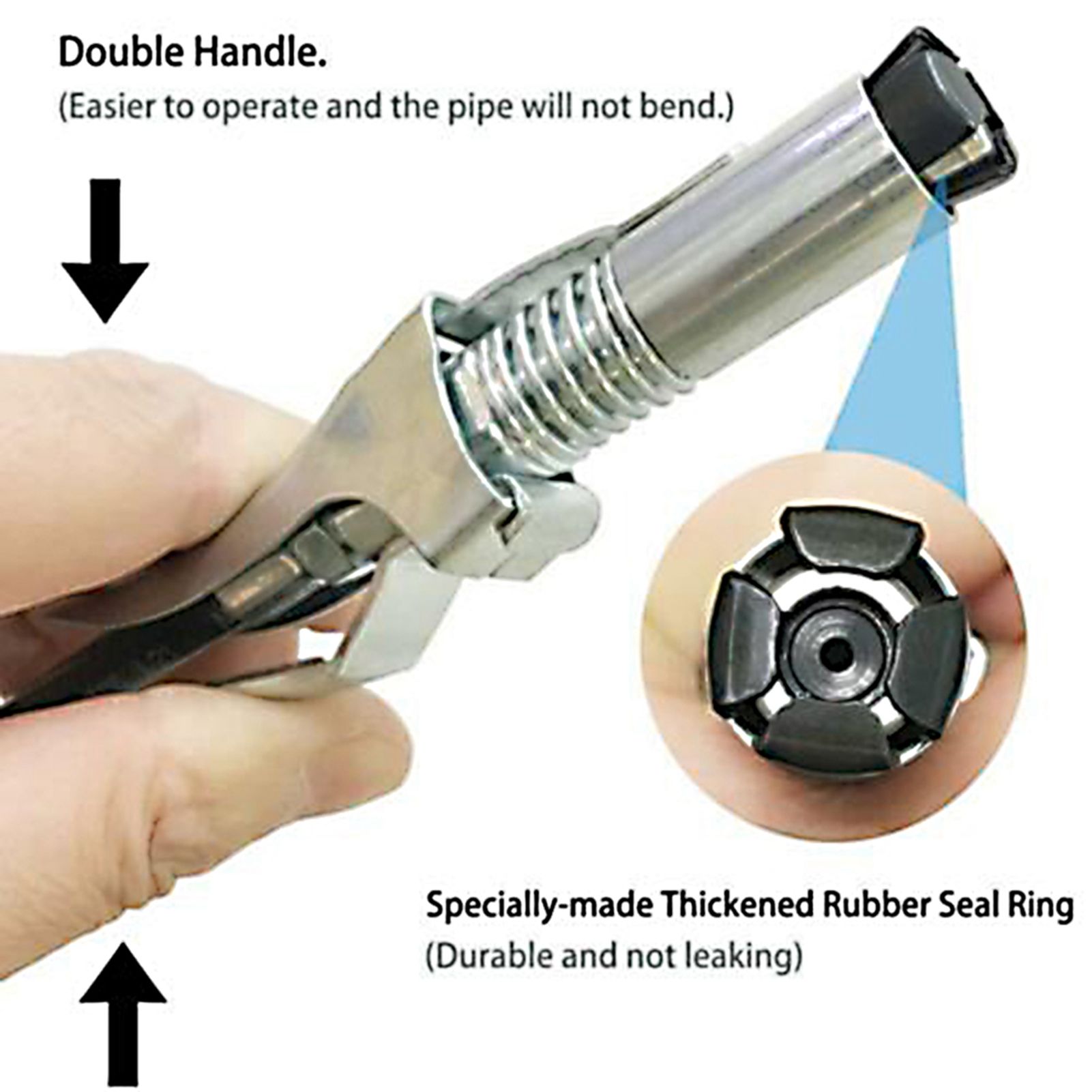 High Pressure Grease Coupler Injector Locking Clamp Type Fittings for