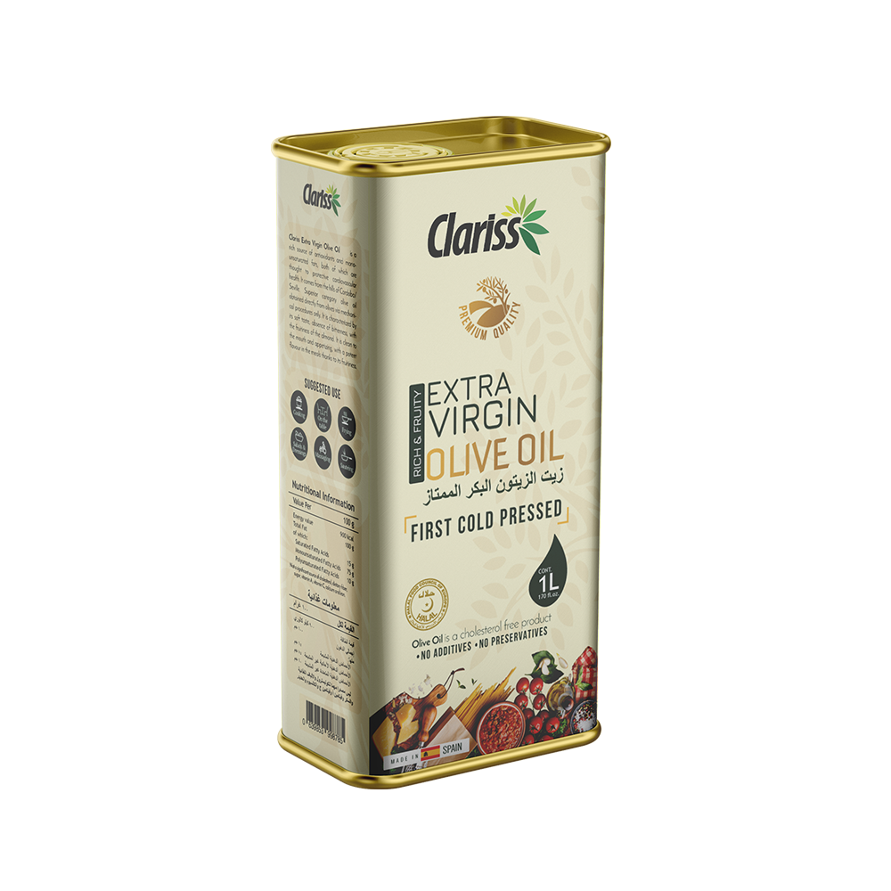 Clariss Olive Oil Extra Virgin - Tin -1litre