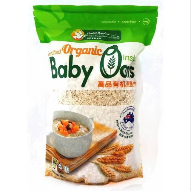 HEALTH PARADISE ORGANIC INSTANT BABY OATS,500G