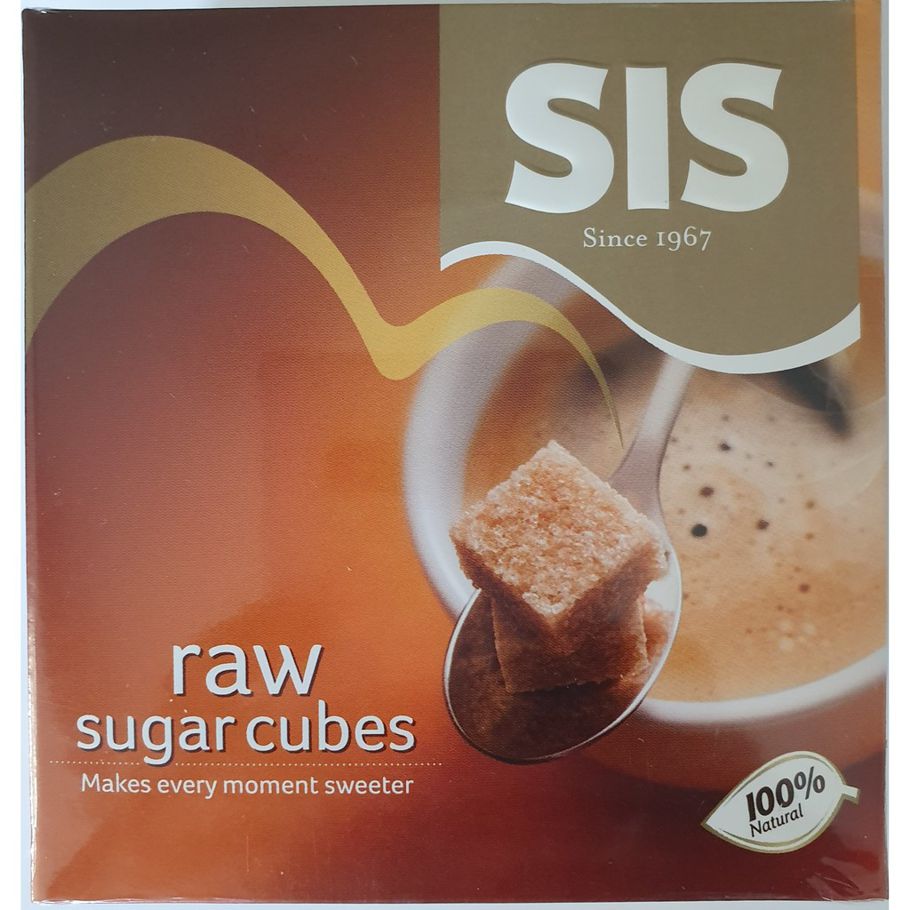 SIS Raw Sugar Cubes - 454g