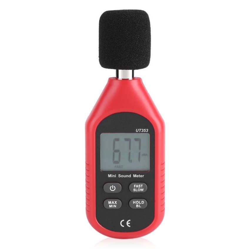 LCD Display Digital Sound Level Meter Noise Decibel Monitoring Tester Tool New A