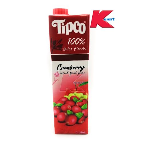 Tipco Blends Cranberry Mixed Fruit Juice 1Ltr