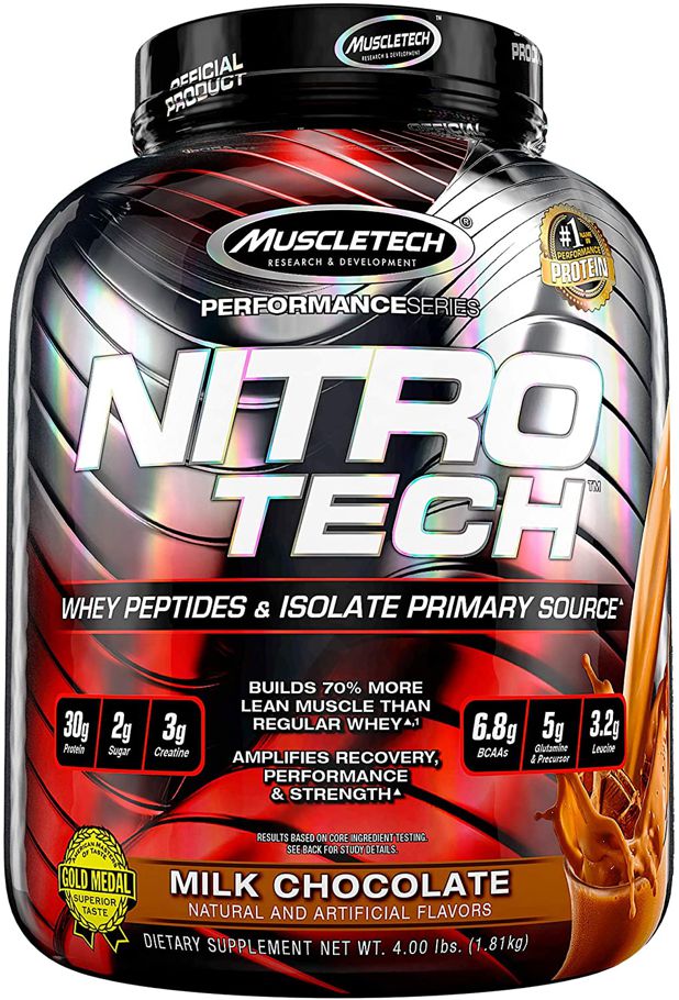 NitroTech Performance Series Whey Isolate Chocolate 4lb