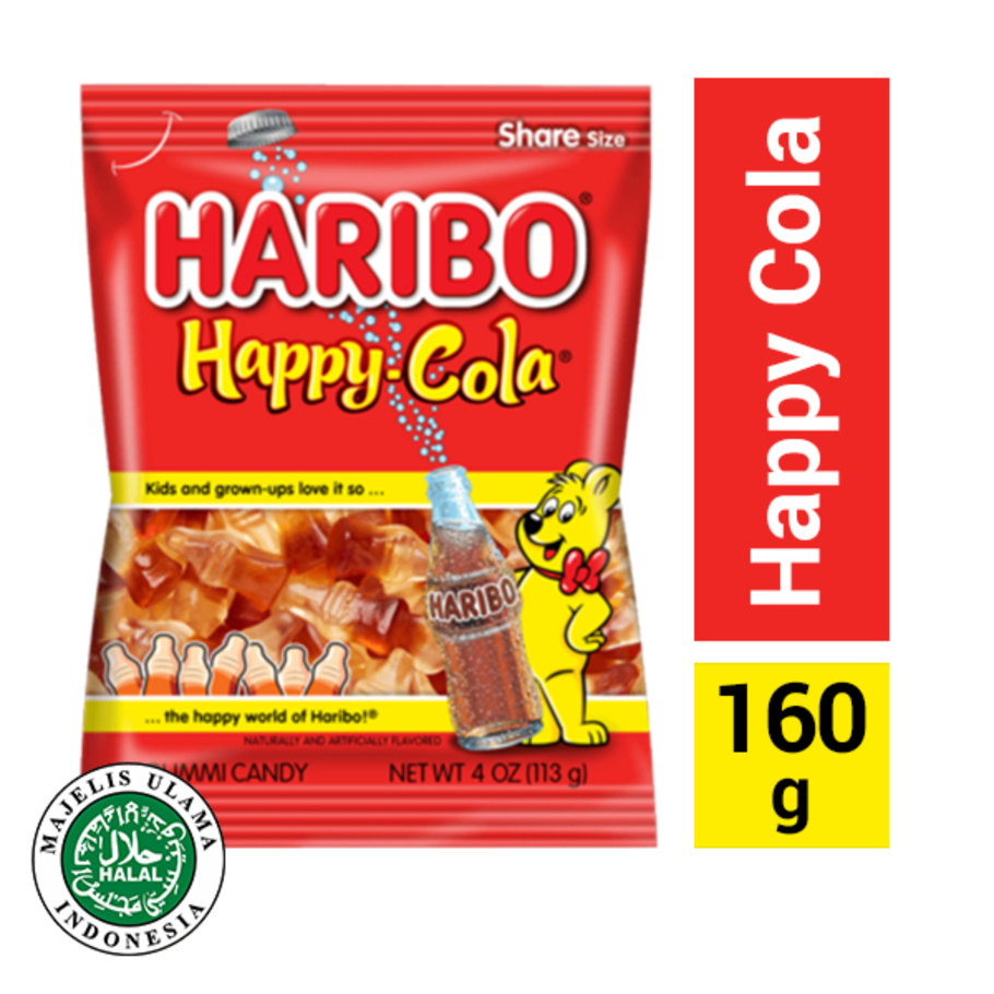 Haribo Happy Cola Candy - 160Gm