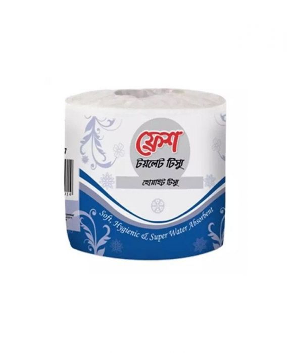 Fresh Toilet Tissue Paper - White 12 Roll