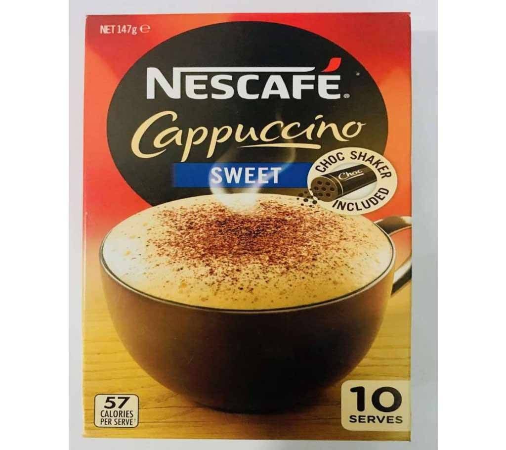 Cappucino Sweet Nescafe Coffee Sachets - 10 pack