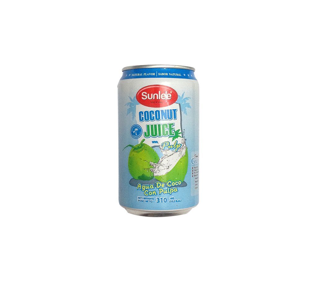 Sunlee Canned Coconut Juice with pulp 310ml Thailand