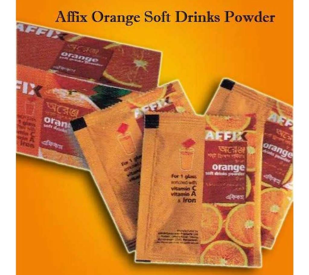 Affix Orange Soft Drinks Powder 8gm 24pcs Combo
