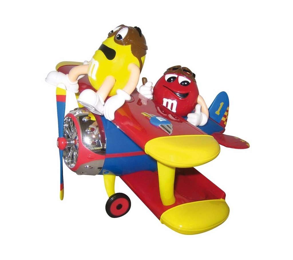 M&M Airplane Dispenser Chocolate 45gm