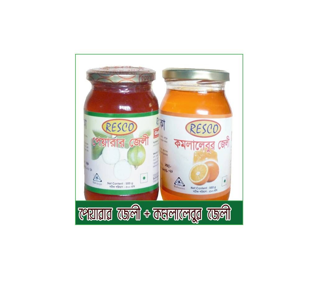 RESCO JELLY Guava & Orange Jelly 500+500g 