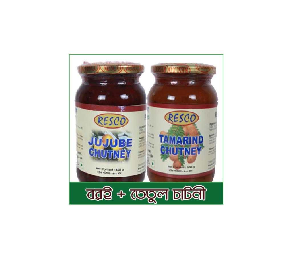 RESCO Jujube & Tamarind Pickles 500g+500g 