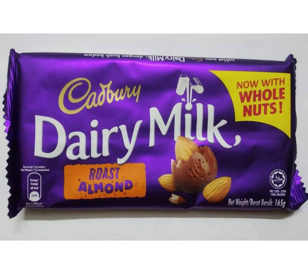 Cadbury Dairy Milk (165 Gram) ROAST ALMOND