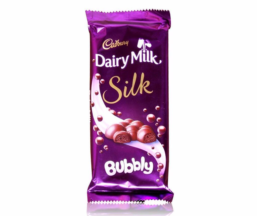 10Pcs Dairy Milk Silk Bubbly 50gm