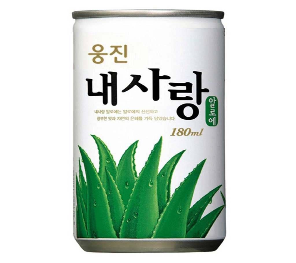 Woongjin Aloe Juice 10% Can - 180ml (2 Cans)