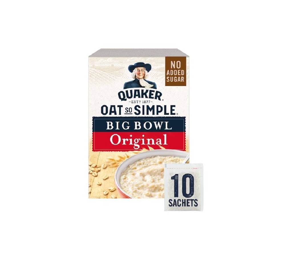 Quaker Oat So Simple Big Bowl Original Porridge - UK 