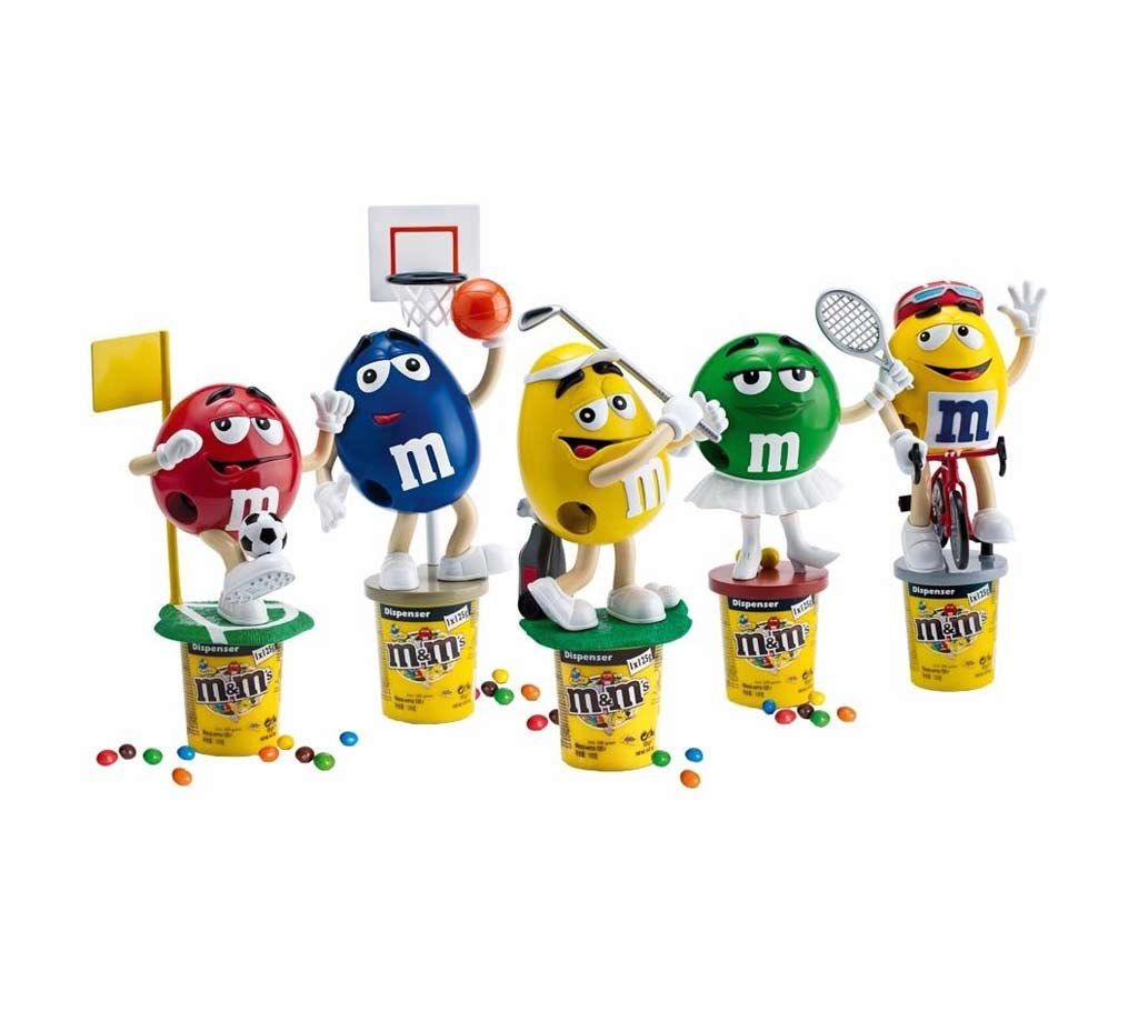 M&M Peanut Dispenser Chocolate 125gm