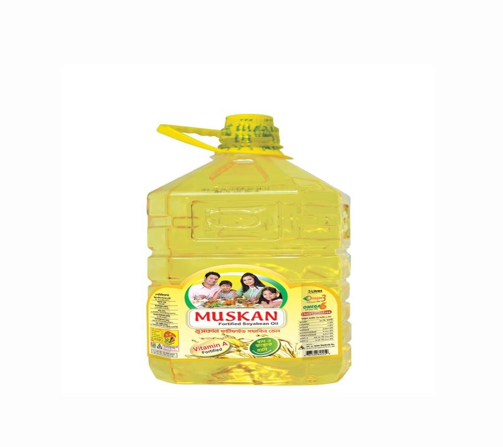Muskan Soyabean Oil 3ltr