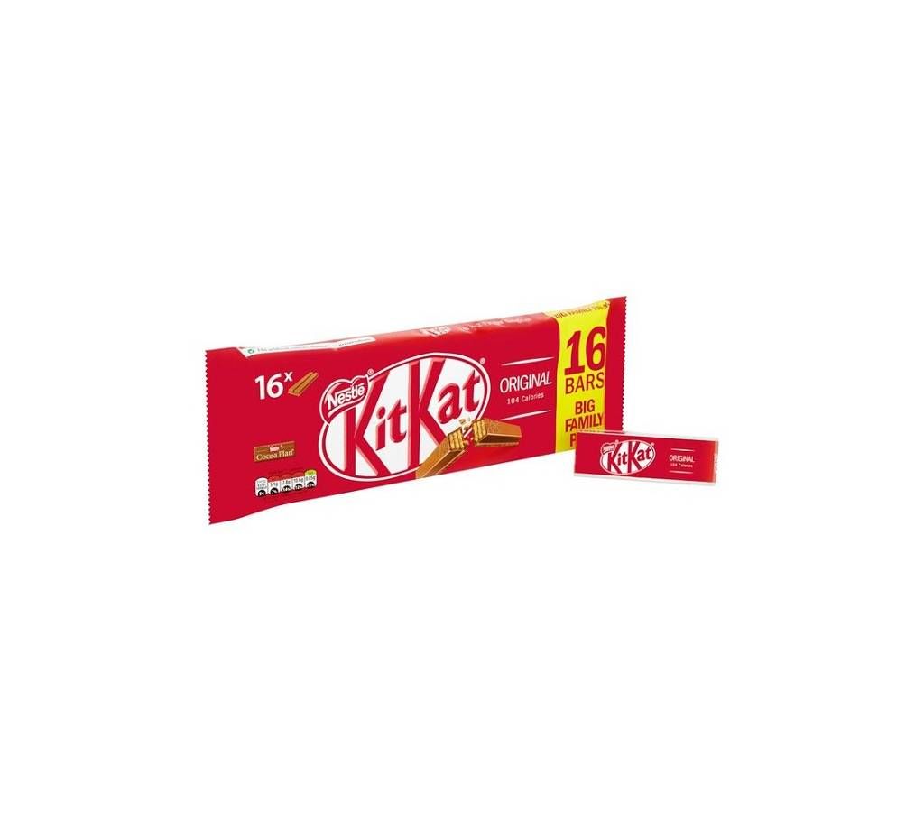 Kit Kat 2 Finger Milk Chocolate Bar 16 Pack UK 