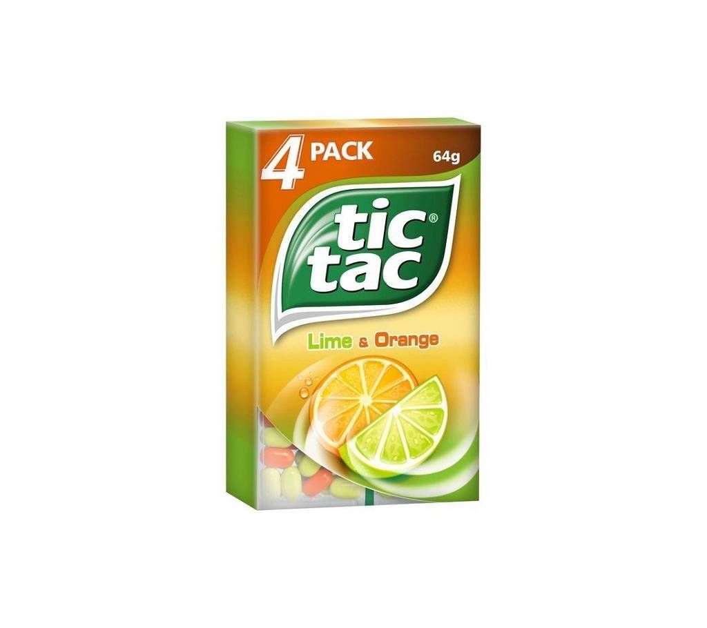 Tic Tac Lime & Orange 4 Pack UK