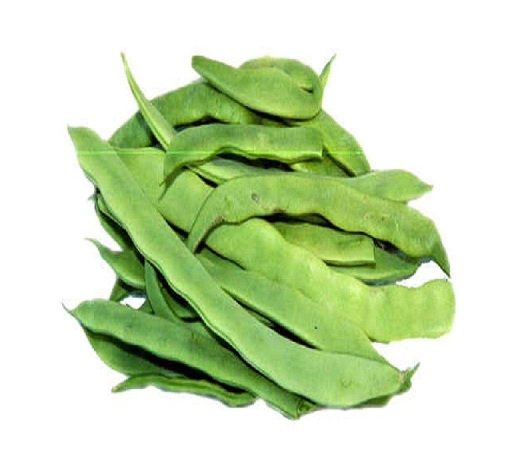 Flat Beans (Shobuj Sheem)  500gm