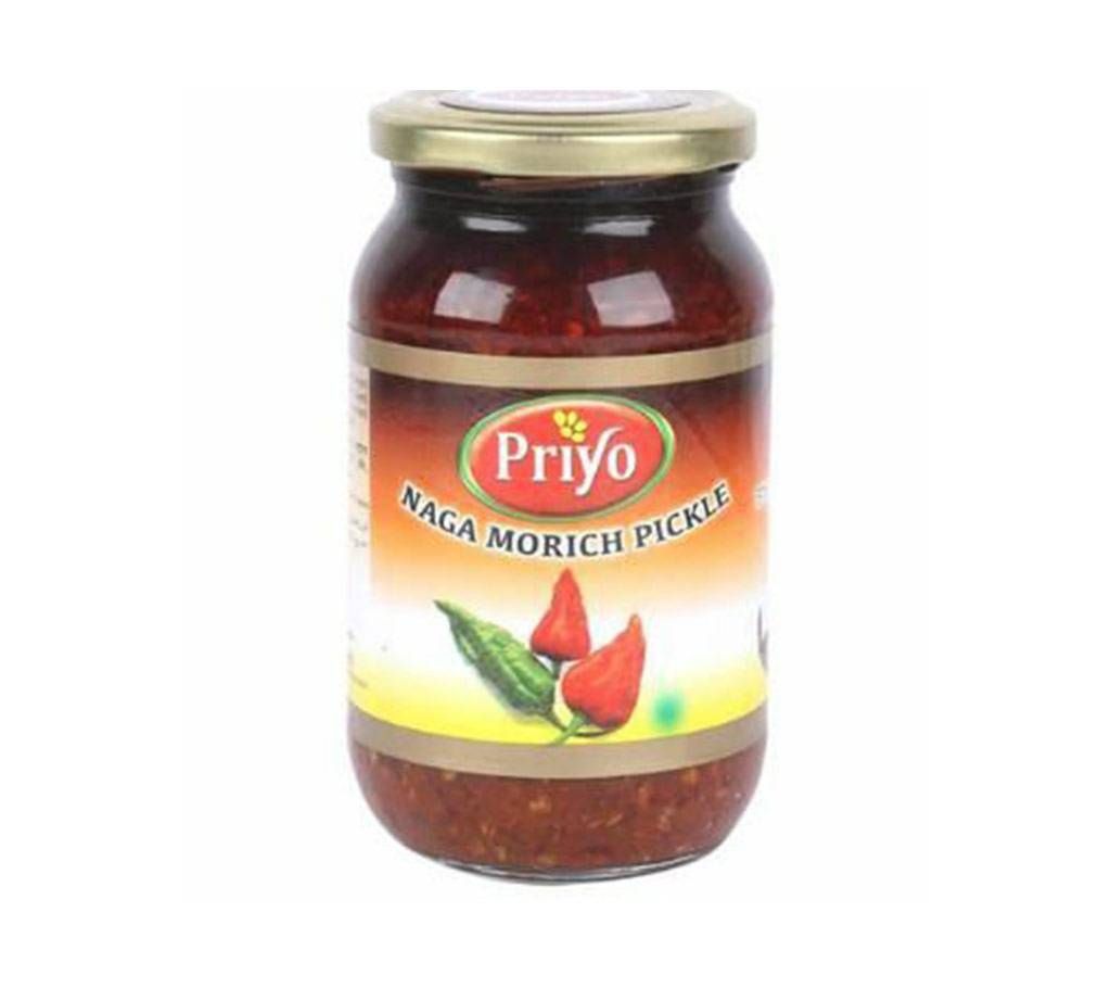 Priyo Naga Peper Pickles 400gm   - PRIYO-326337