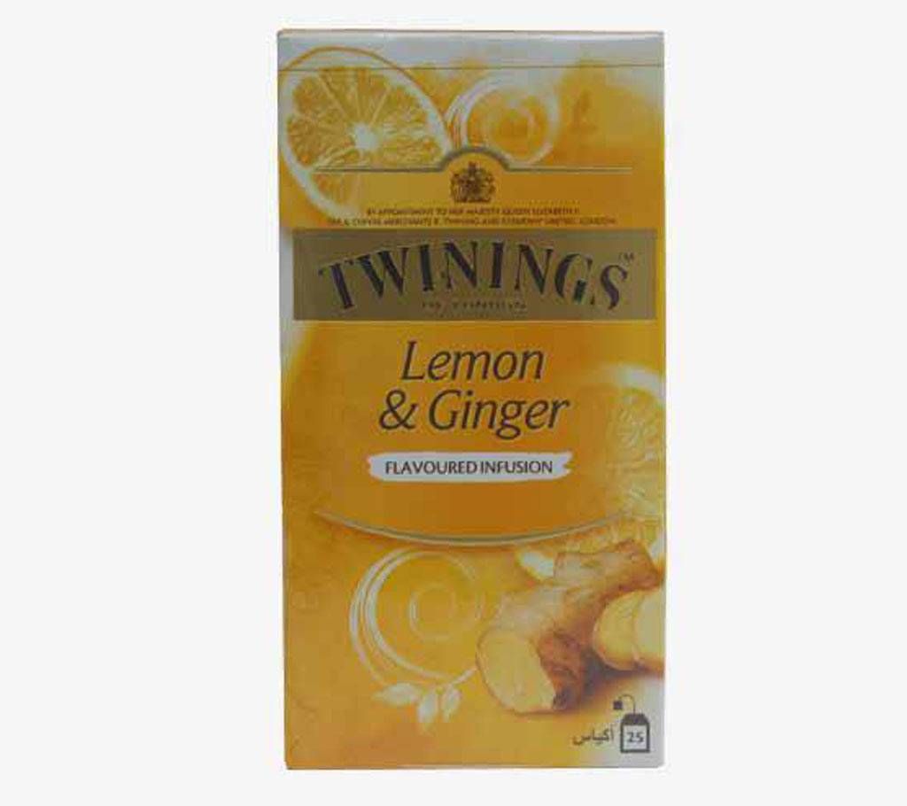 Twinings Tea (Lemon and Zinger) - 25 bags