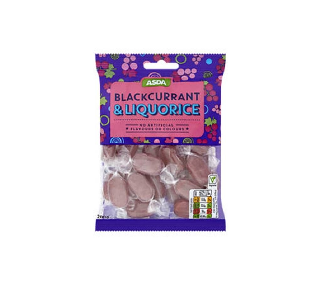 Classic sweets Blackcurrant & Liquorice UK