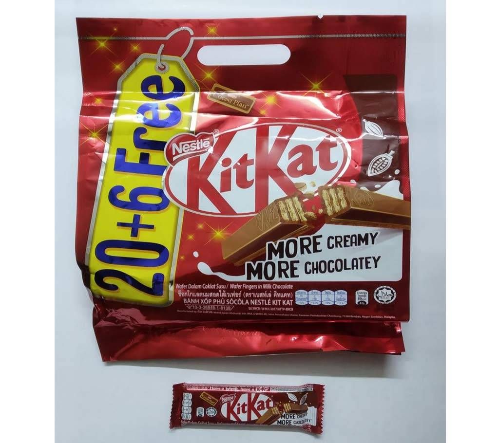 KIT KAT (2 Stick- 17 G.) 26 packets