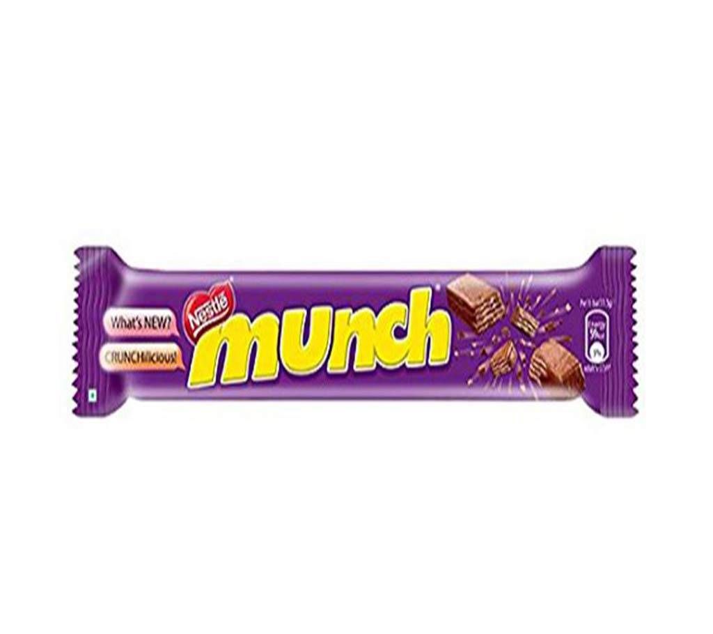 Nestle Munch Crunchilicious Chocolate 24PC Box Pack-India 