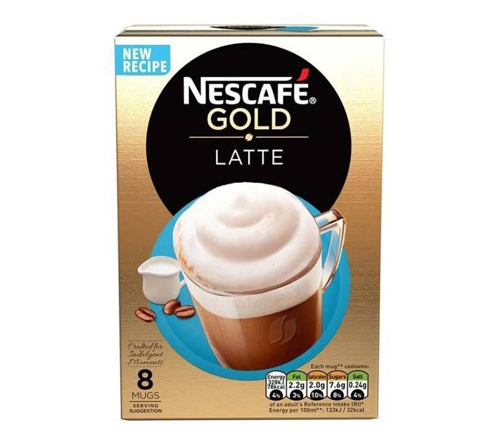 Nescafe Gold Latte Coffee 8 Sachets UK