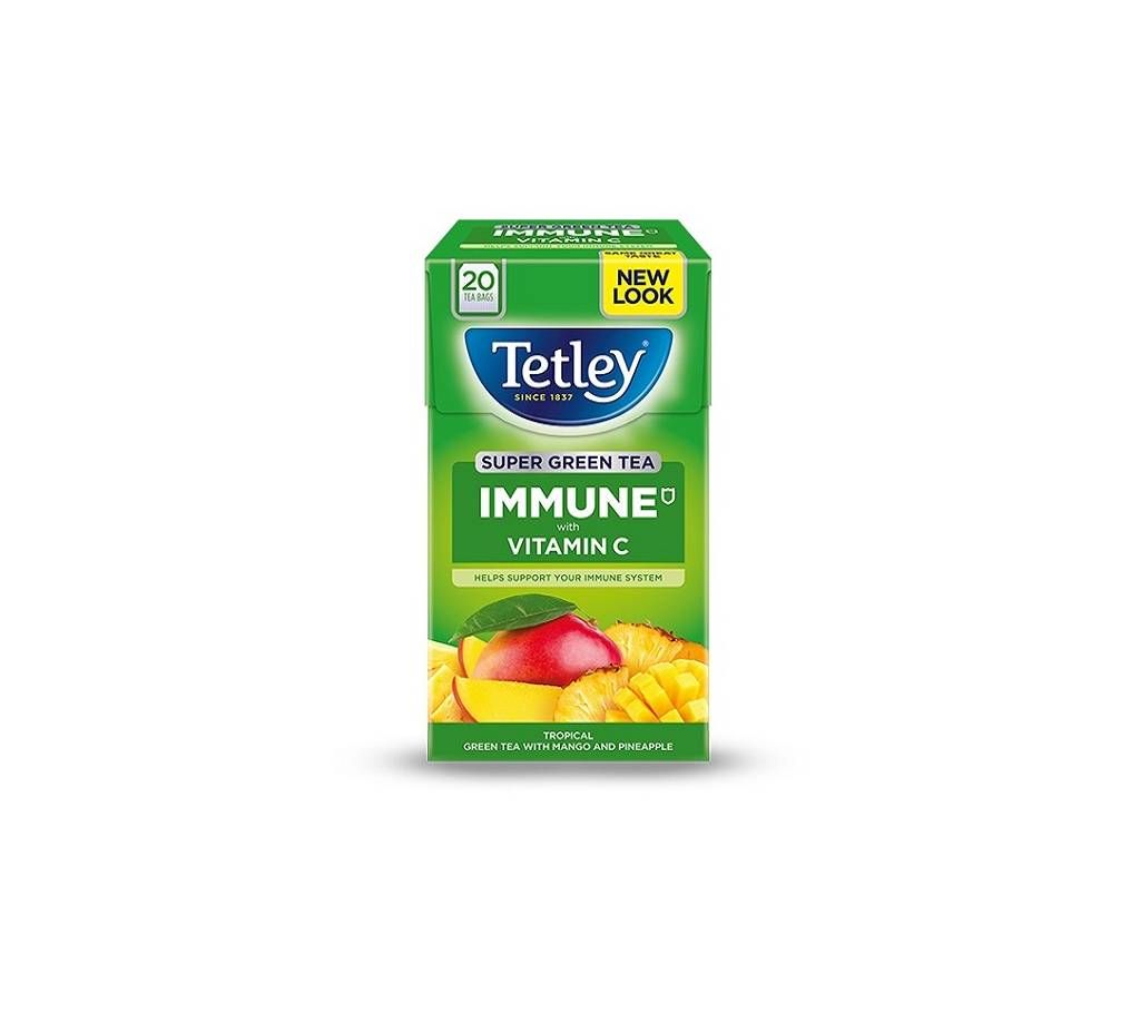 Tetley Super Green Tea Boost with Vitamin B (UK)