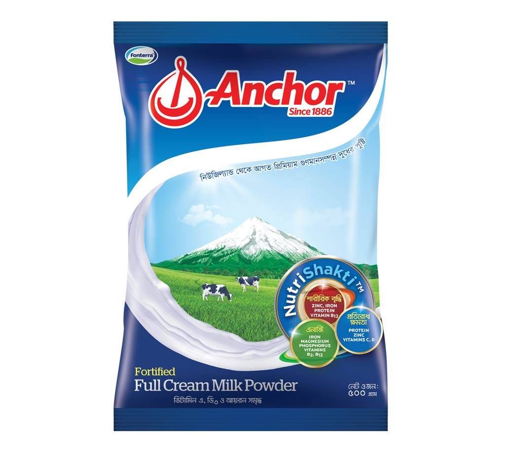 Anchor Full Cream Milk Powder 500gm

