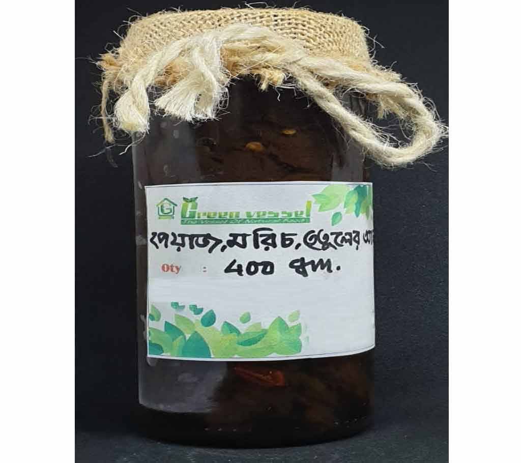 Green Onion,Chilli and Tamarind Misti Achar-400gm