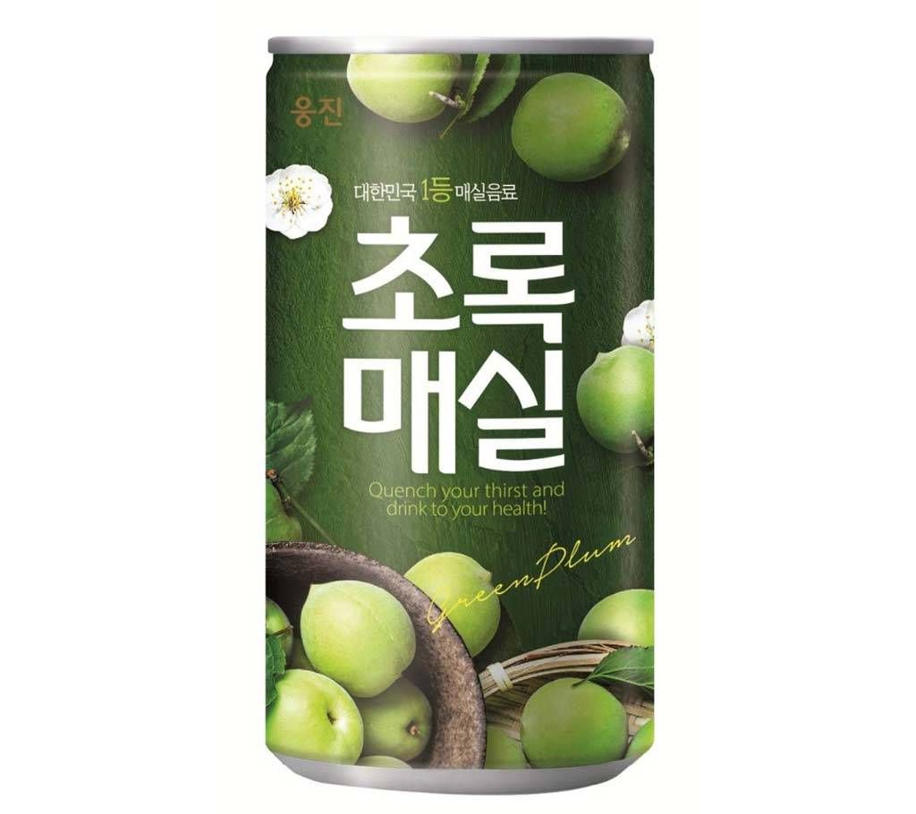 Woongjin Green Plum Juice Can - 180ml (2 Cans)