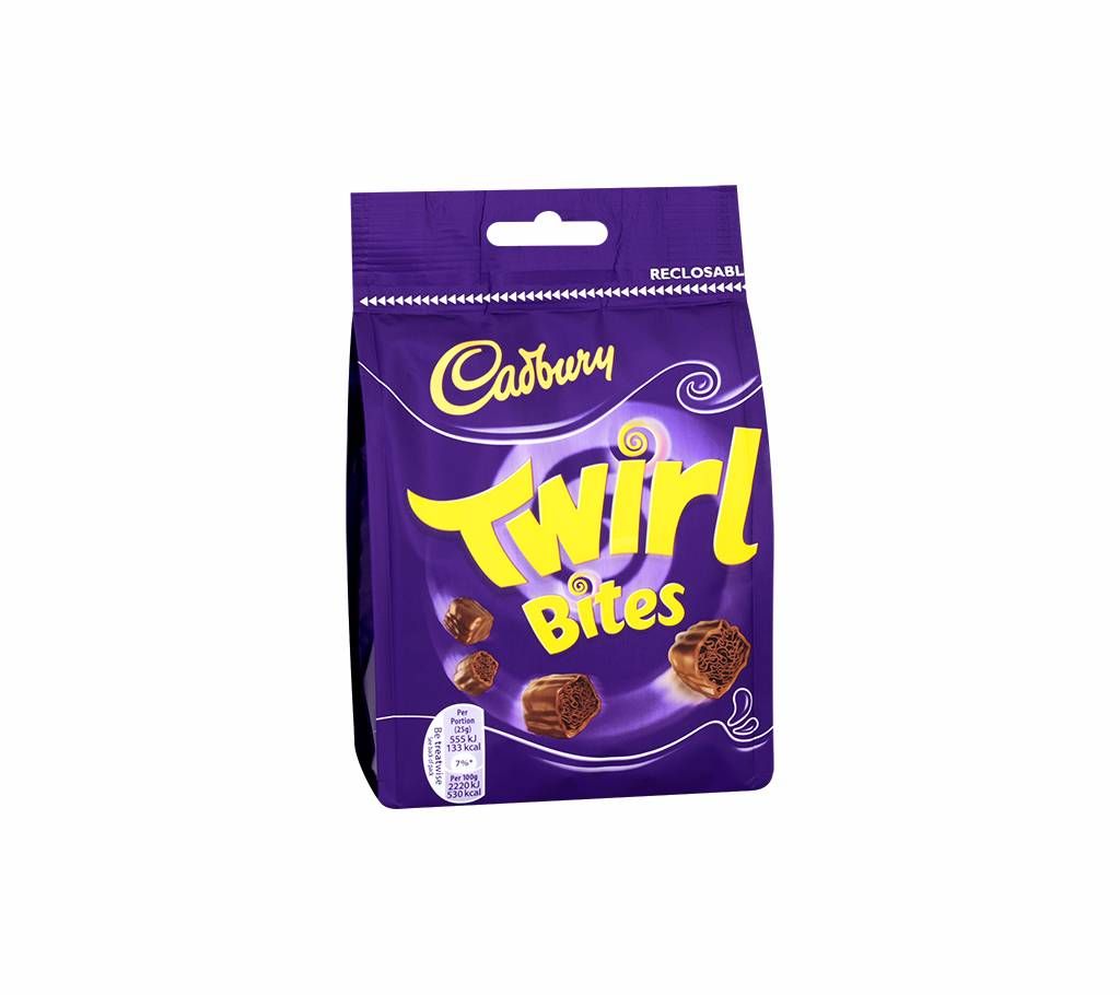 Cadbury Twirl Bites Chocolate Bag